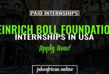 Heinrich Boll Foundation Internships in USA
